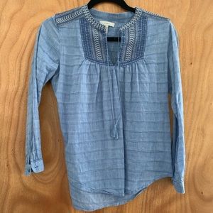 J Crew Embroidered Tunic